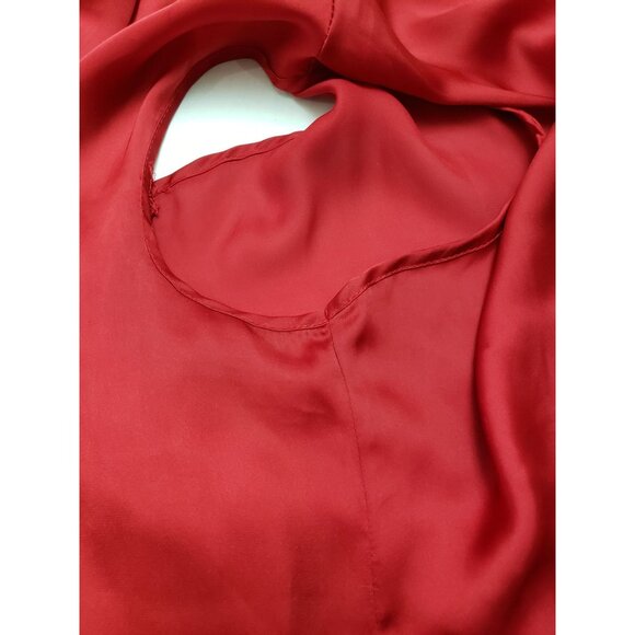 Elementz Woman, burgundy, high neck, sleeveless top, size 1x - Picture 8 of 9